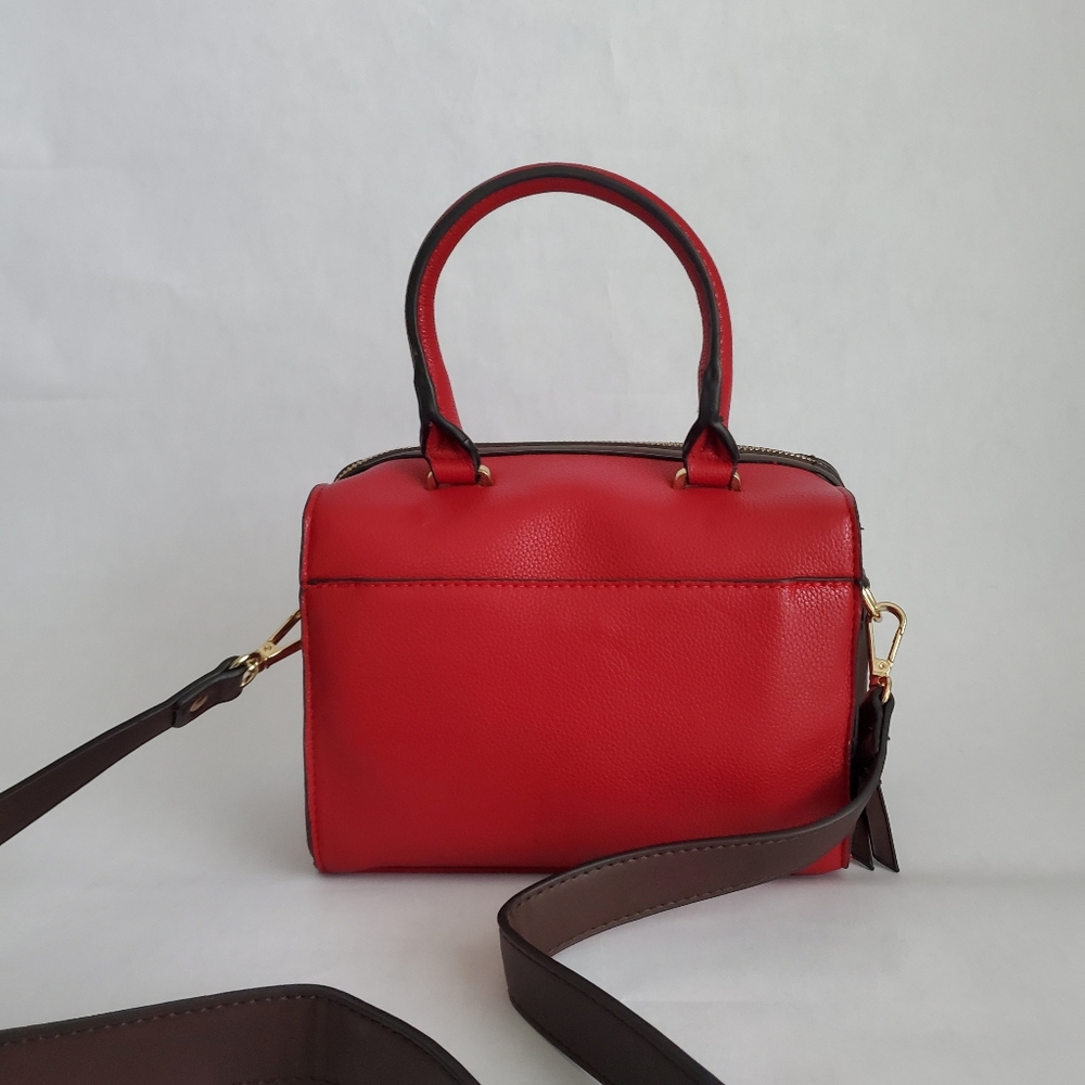 NWT Red Box Shape Handbag - Picture 5 of 11